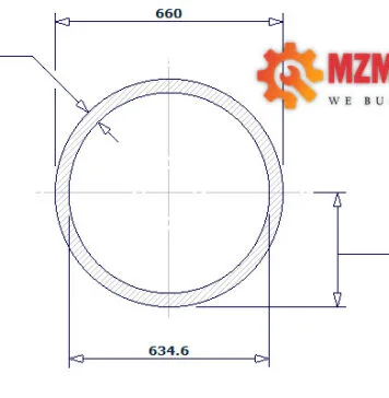 pipe dn650 sch 20 26 inch