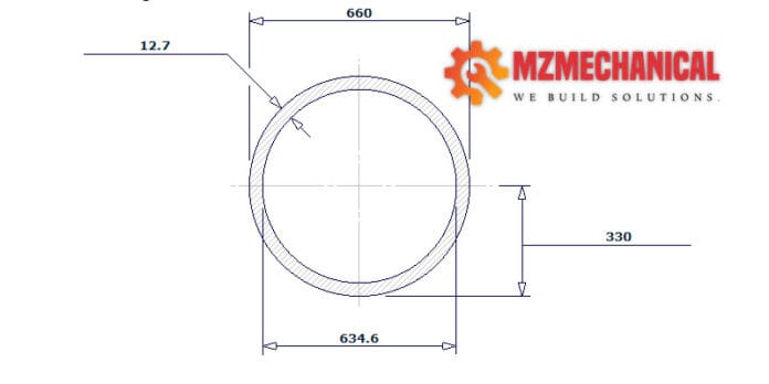 pipe dn650 sch 20 26 inch