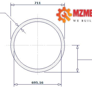 pipe dn700 sch 10 28 inch