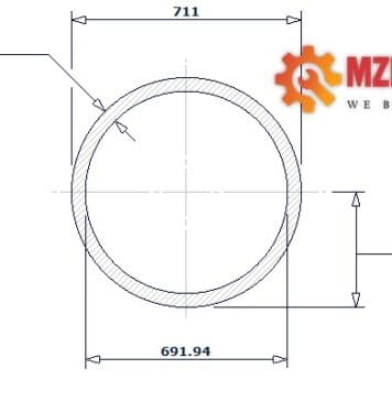 pipe dn700 sch std 28 inch