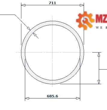 pipe dn700 sch xs pipe 28 inch