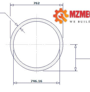 pipe dn750 sch 10 30 inch