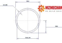 pipe dn750 sch 30 30 inch