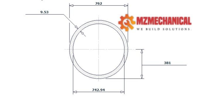 pipe dn750 sch std 30 inch