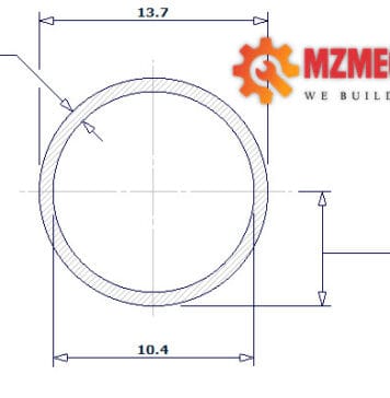 pipe dn8 sch 10 1 4 inch