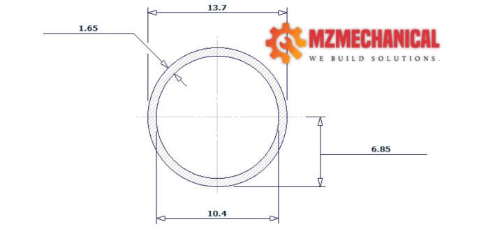 pipe dn8 sch 10 1 4 inch