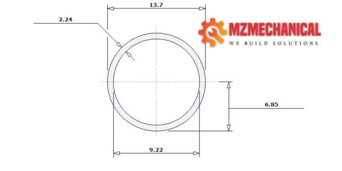 pipe dn8 sch 40s 1 4 inch