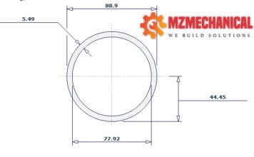 pipe dn80 sch 40 3 inch
