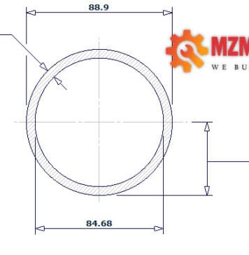 pipe dn80 sch 5 3 inch