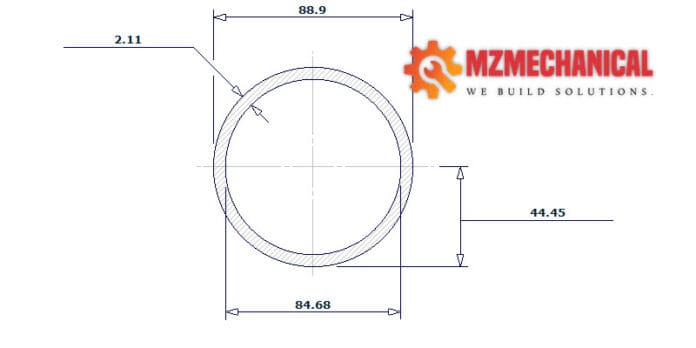 pipe dn80 sch 5 3 inch