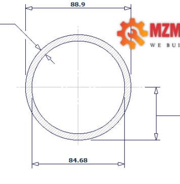 pipe dn80 sch 5s 3 inch