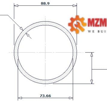 pipe dn80 sch 80s 3 inch