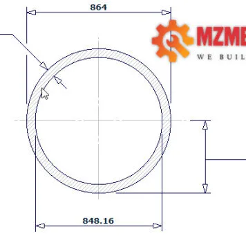 pipe dn850 sch 10 34 inch