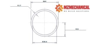 pipe dn850 sch xs pipe 34 inch