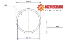 pipe dn90 sch 30 3 1 2 inch