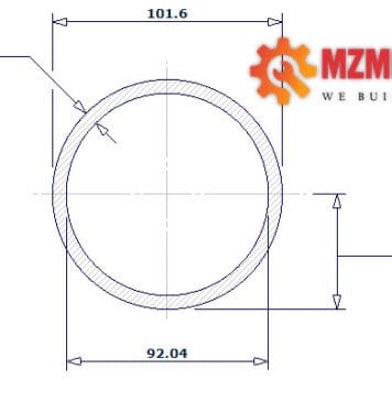 pipe dn90 sch 30 3 1 2 inch