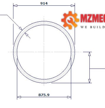 pipe dn900 sch 40 36 inch