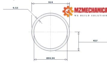 pipe dn900 sch std 36 inch