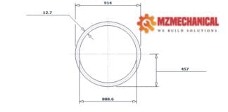 pipe dn900 sch xs pipe 36 inch