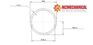 pipe dn950 sch xs pipe 38 inch